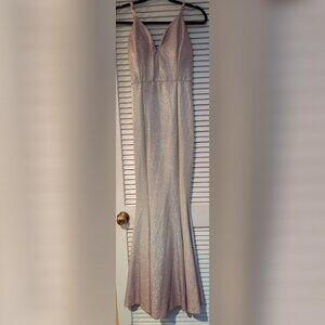 Bailey Blue Ombre Sparkle Mermaid Dress | Size 3